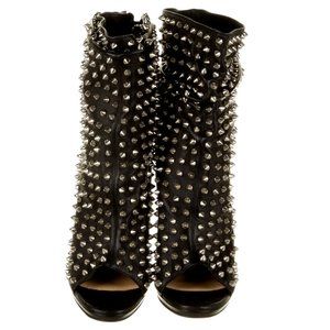 CHRISTIAN LOUBOUTIN Black Guerilla Boots/Booties